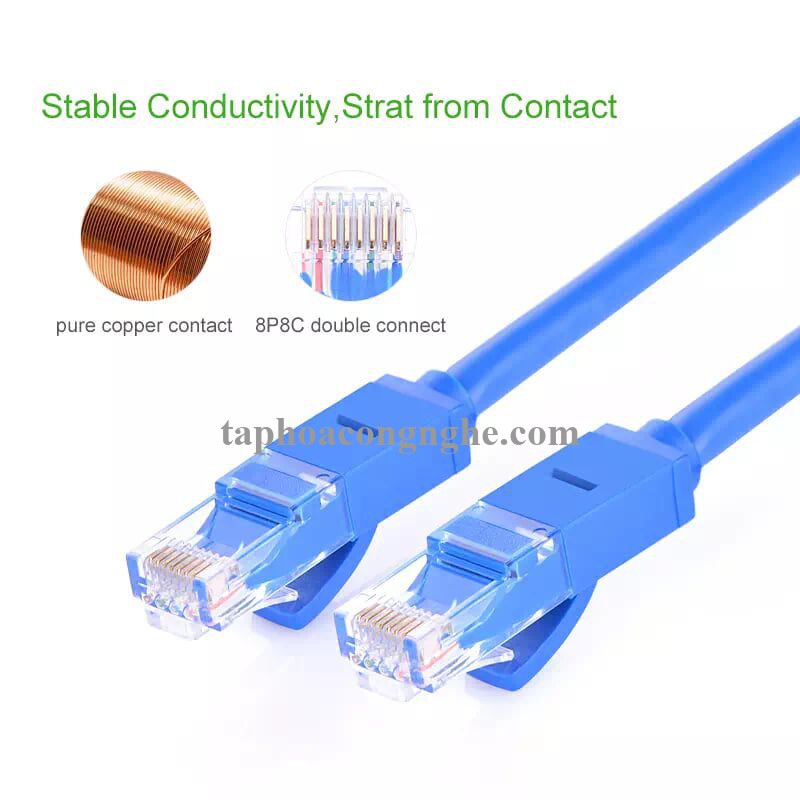 Ugreen 11205 10M Màu xanh Cáp mạng LAN CAT6 UPT NW102 30011205